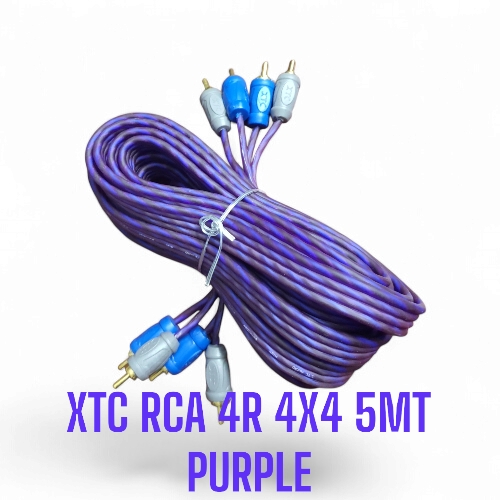 XTC RCA 4X4 5M 4CH PURPLE